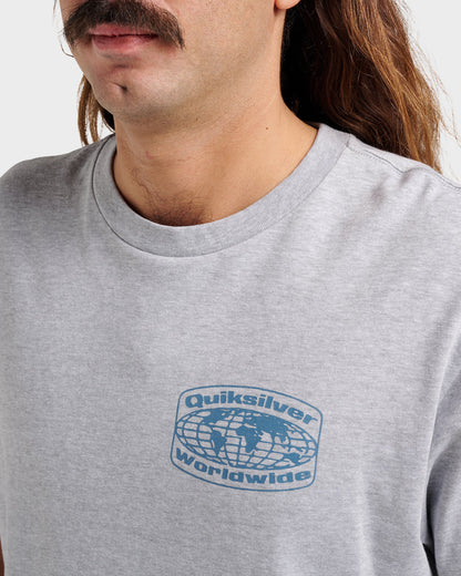 Global Local Classic T-shirt - Athletic Gray | Quick Silver