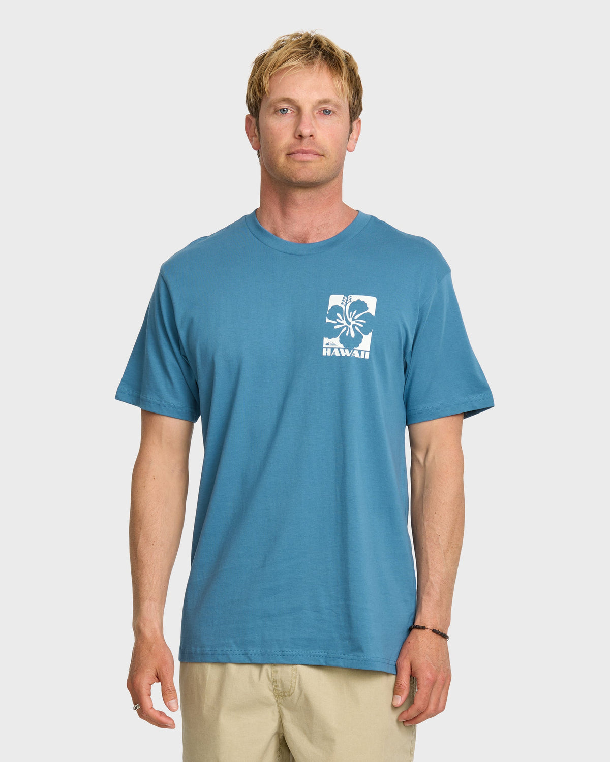 Hi Hibiscus Classic T-shirt - Copen Blue | Quick Silver