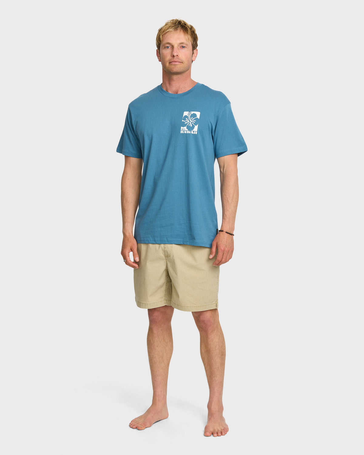 Hi Hibiscus Classic T-shirt - Copen Blue | Quick Silver
