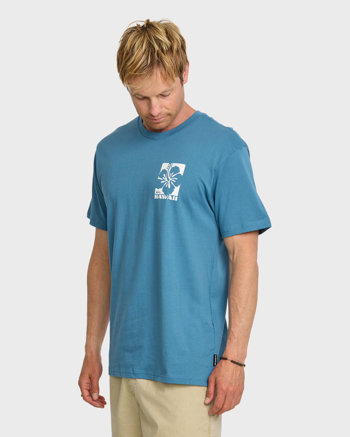 Hi Hibiscus Classic T-shirt - Copen Blue | Quick Silver