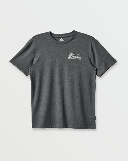 Island Vibin Classic T-shirt - Charcoal Heather | Quick Silver