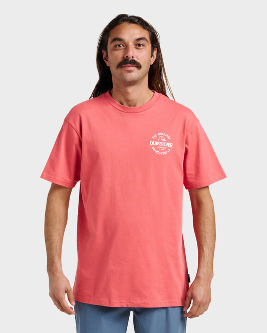 Locked Up Classic T-shirt - Mineral Red | Quick Silver