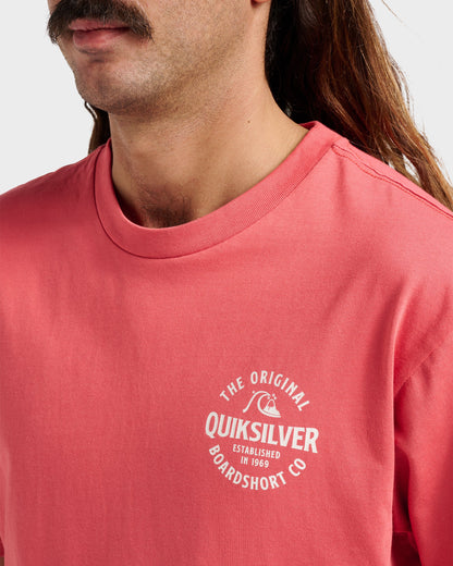 Locked Up Classic T-shirt - Mineral Red | Quick Silver