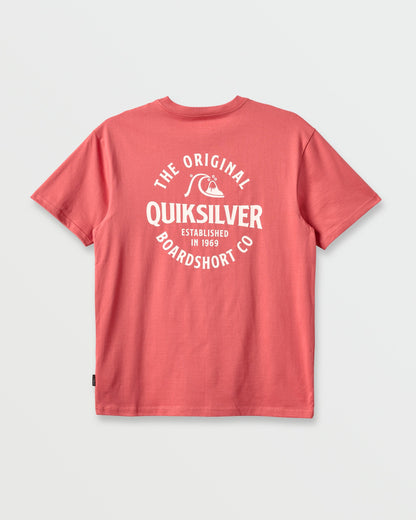 Locked Up Classic T-shirt - Mineral Red | Quick Silver