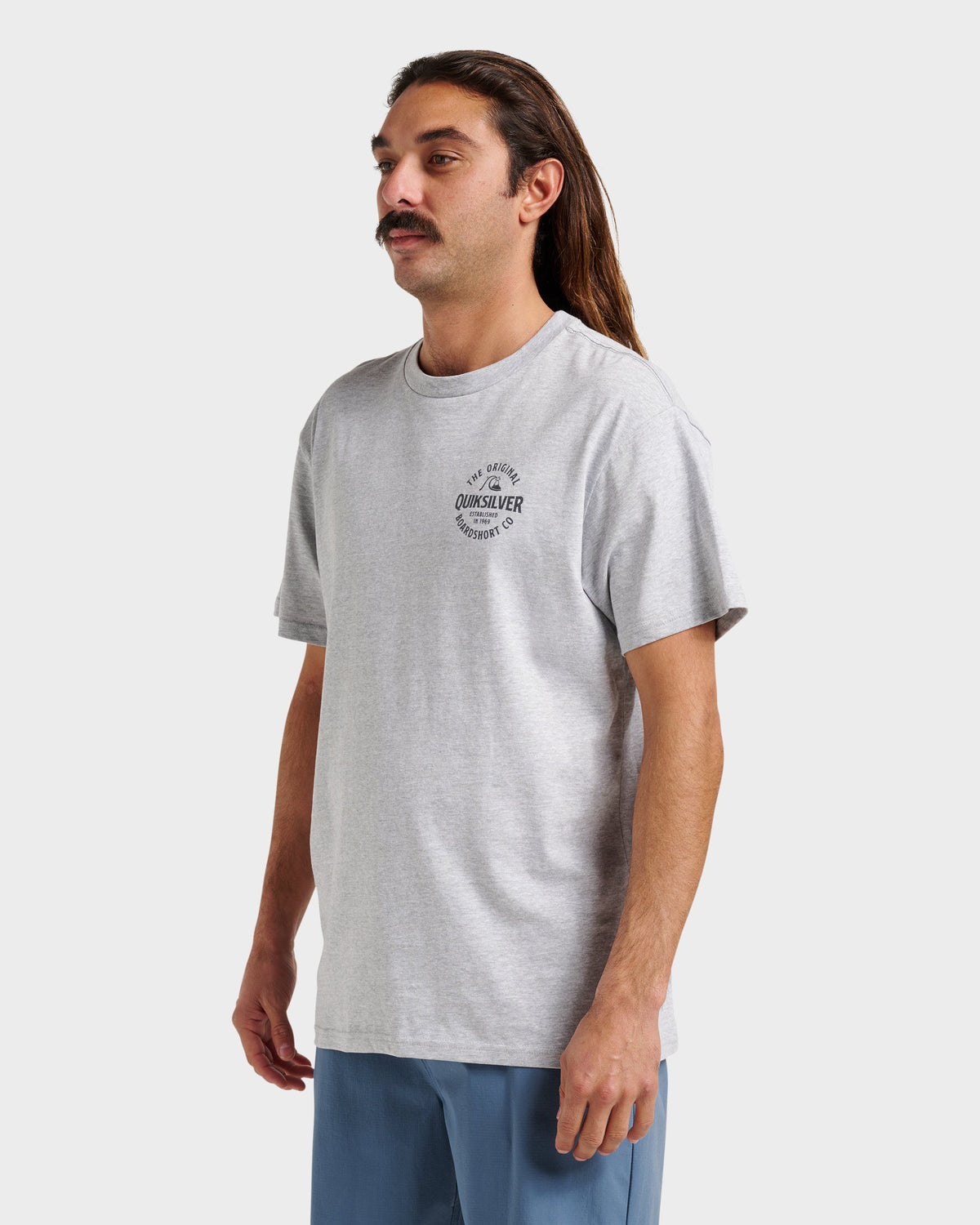 Locked Up Classic T-shirt - Athletic Gray | Quick Silver