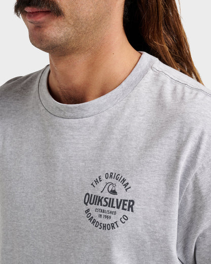 Locked Up Classic T-shirt - Athletic Gray | Quick Silver