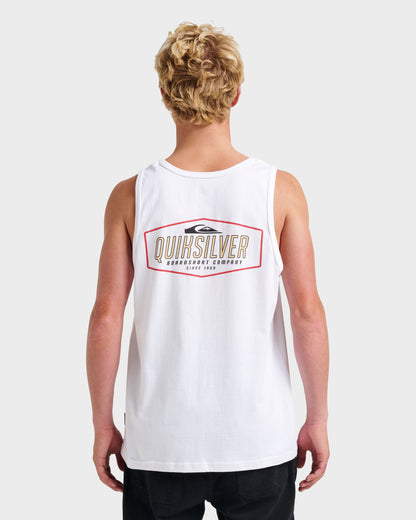 Octo Lock Tank - White | Quick Silver