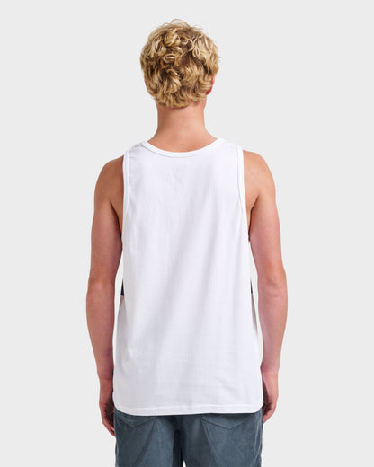 Og Stripe Tank - White | Quick Silver