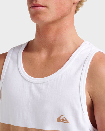 Og Stripe Tank - White | Quick Silver