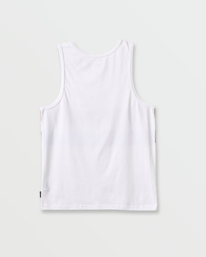 Og Stripe Tank - White | Quick Silver
