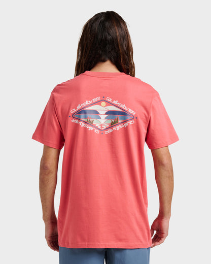 Peak Day Classic T-shirt - Mineral Red | Quick Silver