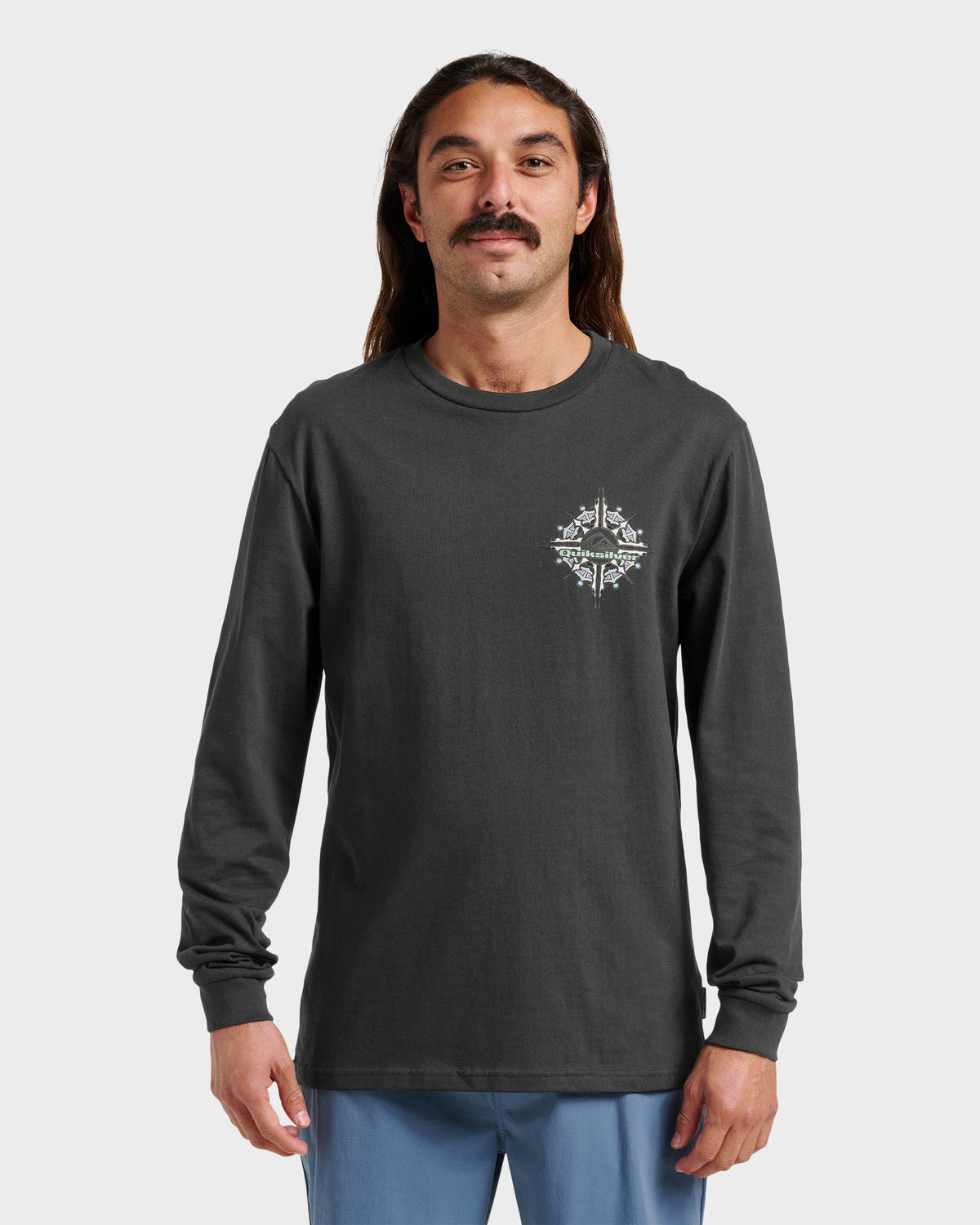 Qs Heat Long Sleeve T-shirt - Black | Quick Silver