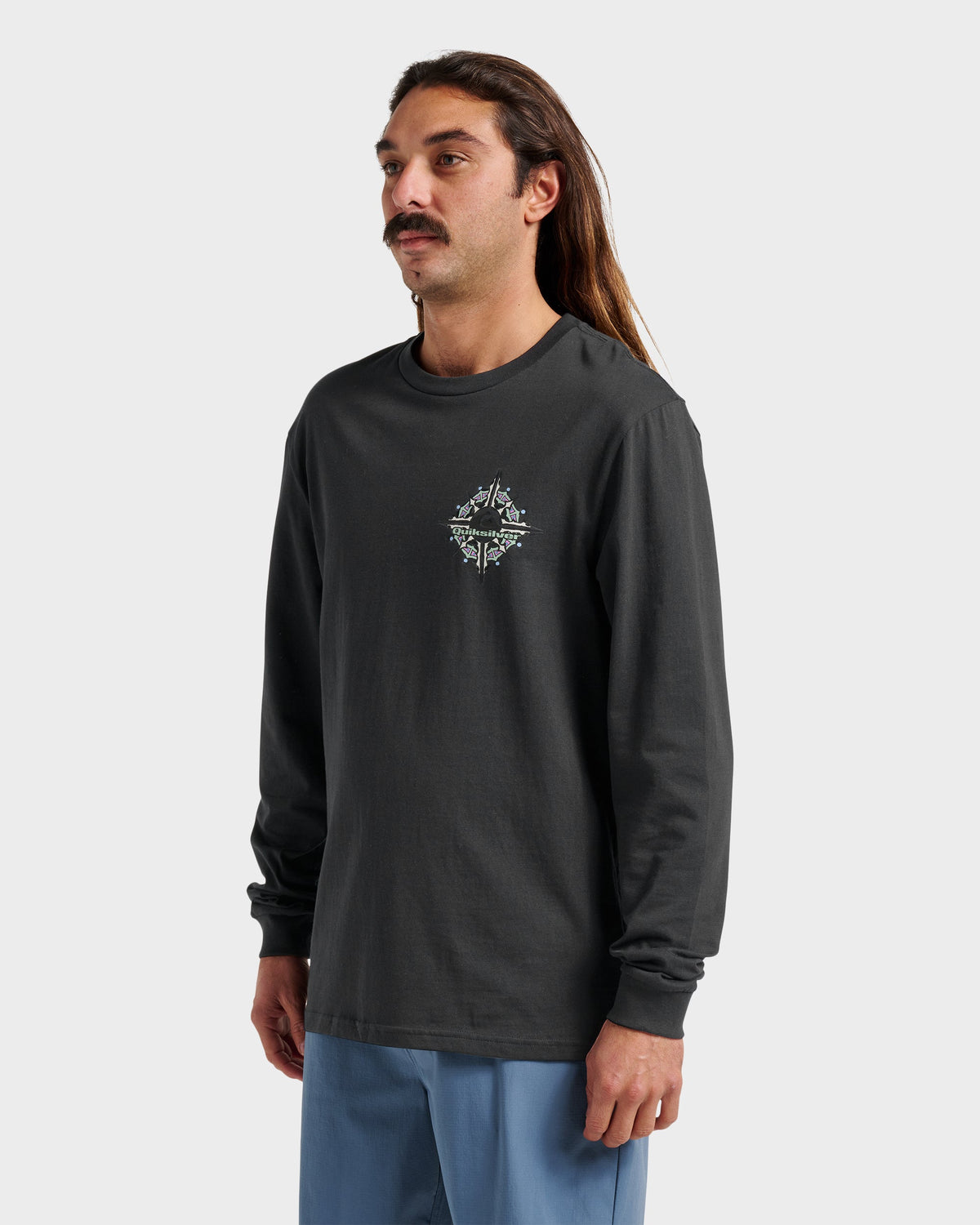 Qs Heat Long Sleeve T-shirt - Black | Quick Silver