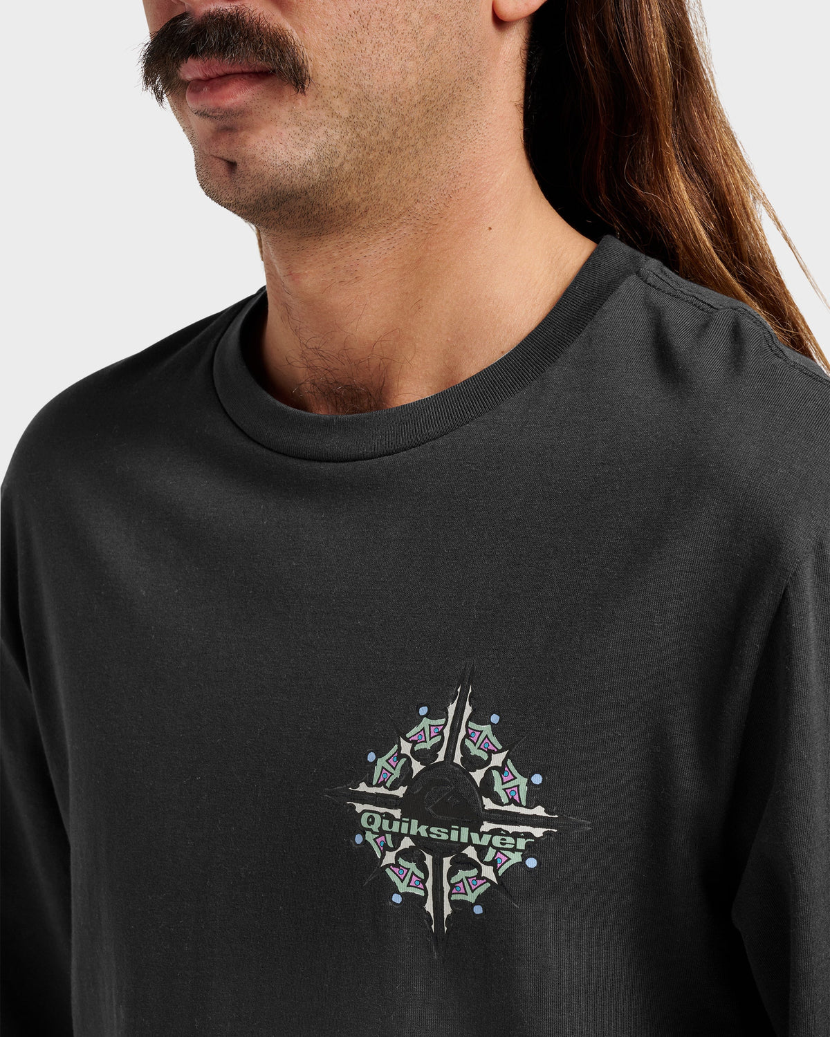 Qs Heat Long Sleeve T-shirt - Black | Quick Silver