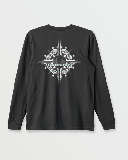 Qs Heat Long Sleeve T-shirt - Black | Quick Silver