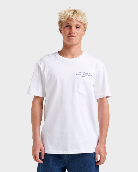 Qs Surf Company Classic T-shirt - White | Quick Silver