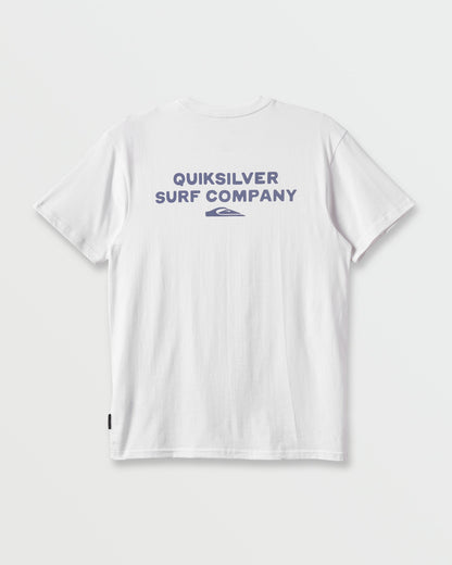 Qs Surf Company Classic T-shirt - White | Quick Silver