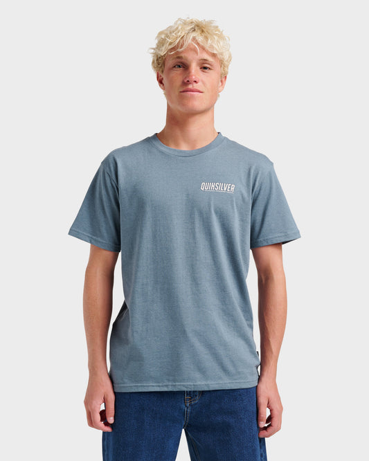 Ride Side Up Classic T-shirt - China Blue Heather | Quick Silver