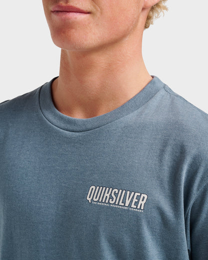 Ride Side Up Classic T-shirt - China Blue Heather | Quick Silver