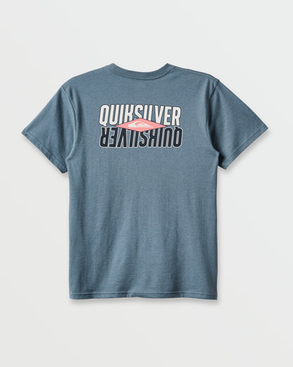 Ride Side Up Classic T-shirt - China Blue Heather | Quick Silver