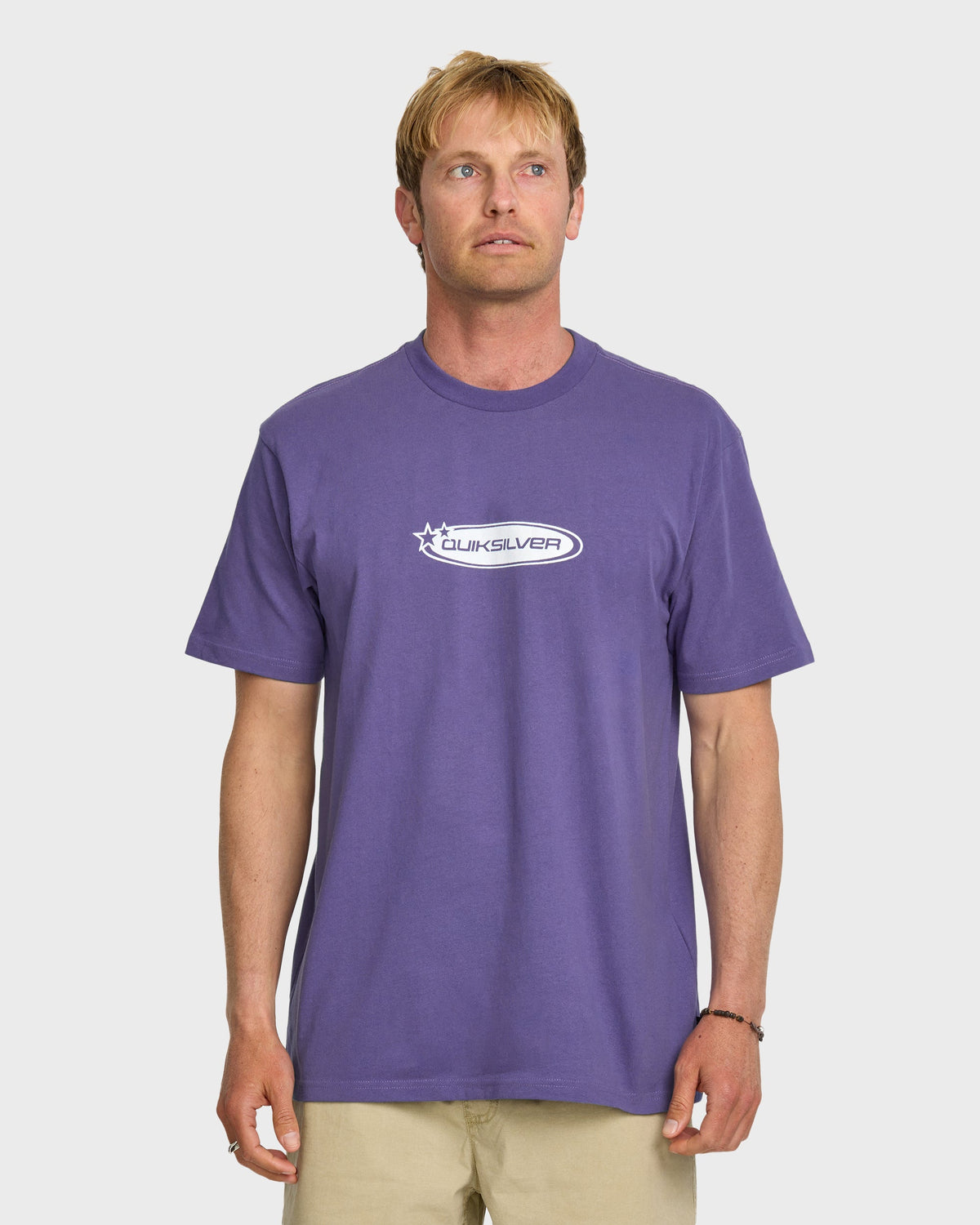 Star Crawler Heavy Weight T-shirt - Monarch Purple | Quick Silver