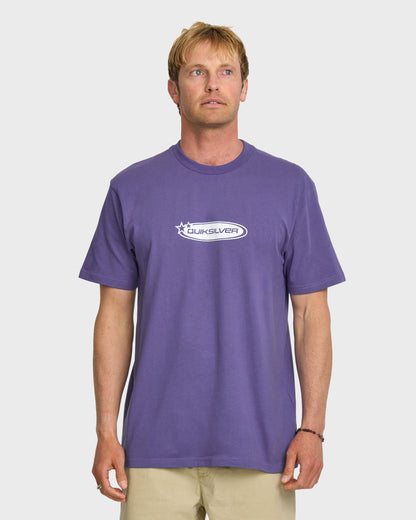 Star Crawler Heavy Weight T-shirt - Monarch Purple | Quick Silver
