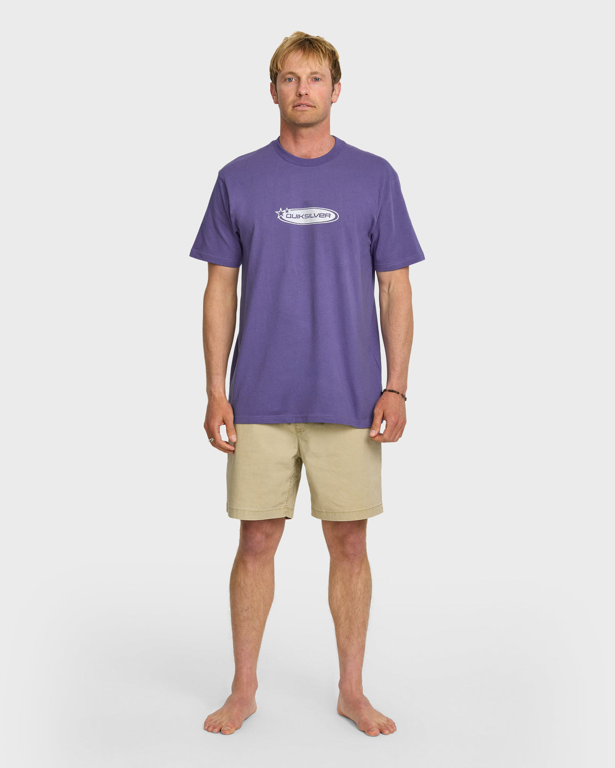 Star Crawler Heavy Weight T-shirt - Monarch Purple | Quick Silver
