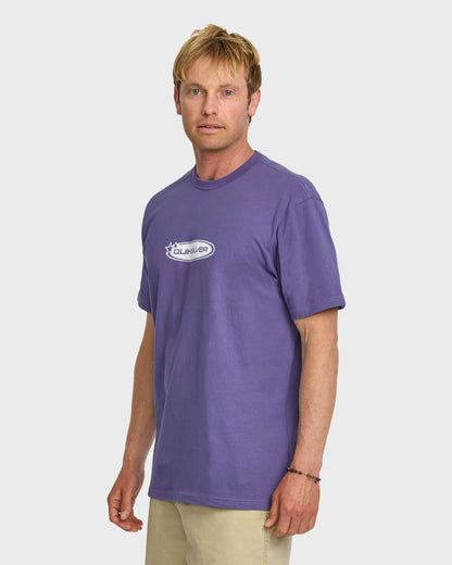 Star Crawler Heavy Weight T-shirt - Monarch Purple | Quick Silver