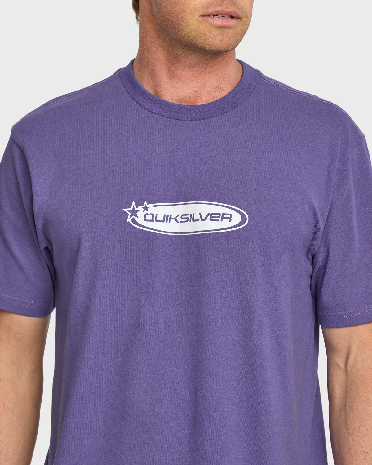 Star Crawler Heavy Weight T-shirt - Monarch Purple | Quick Silver
