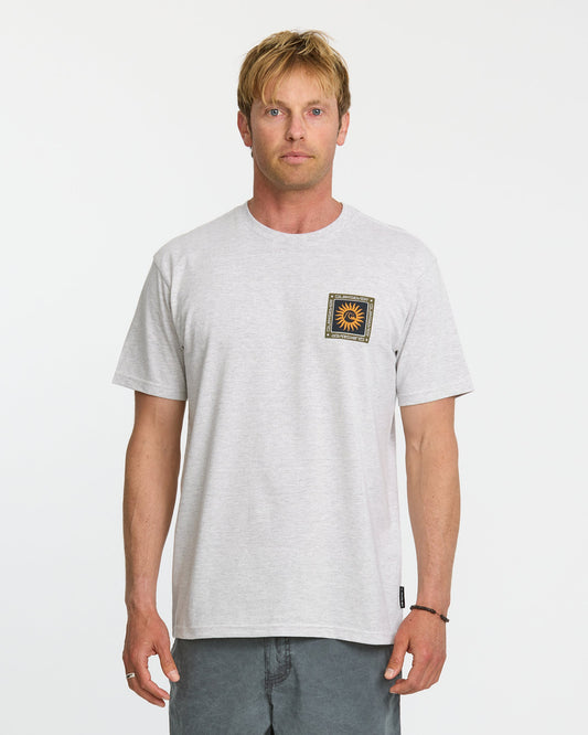 Sun Roots Organic Heather T-Shirt - Charcoal Heather | Quick Silver