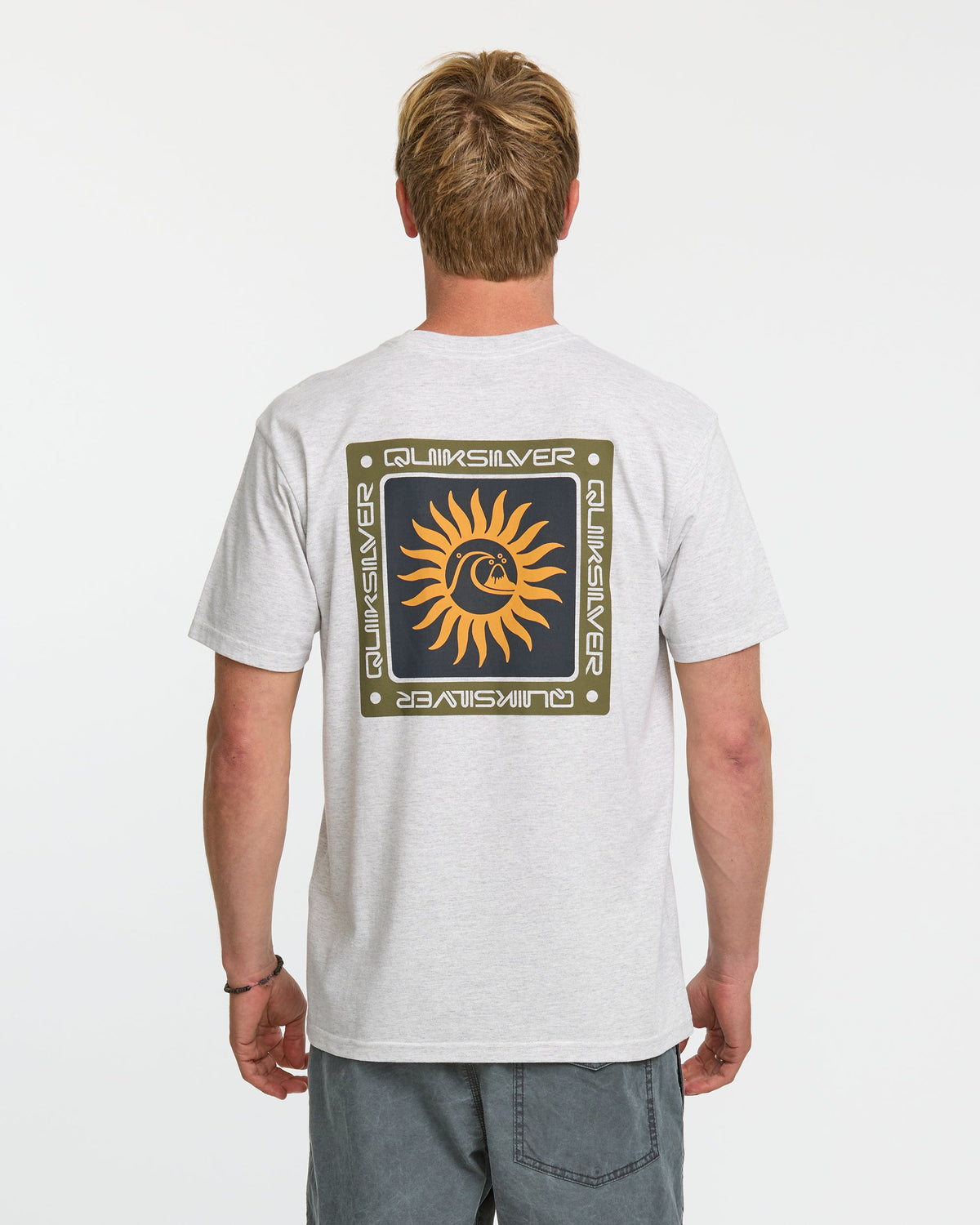 Sun Roots Organic Heather T-Shirt - Charcoal Heather | Quick Silver