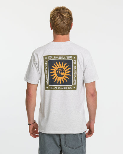 Sun Roots Organic Heather T-Shirt - Charcoal Heather | Quick Silver