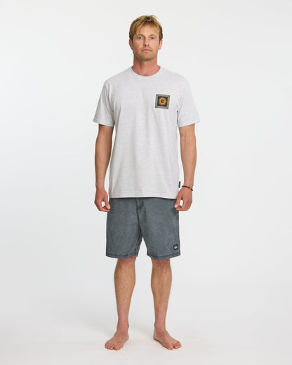 Sun Roots Organic Heather T-Shirt - Charcoal Heather | Quick Silver