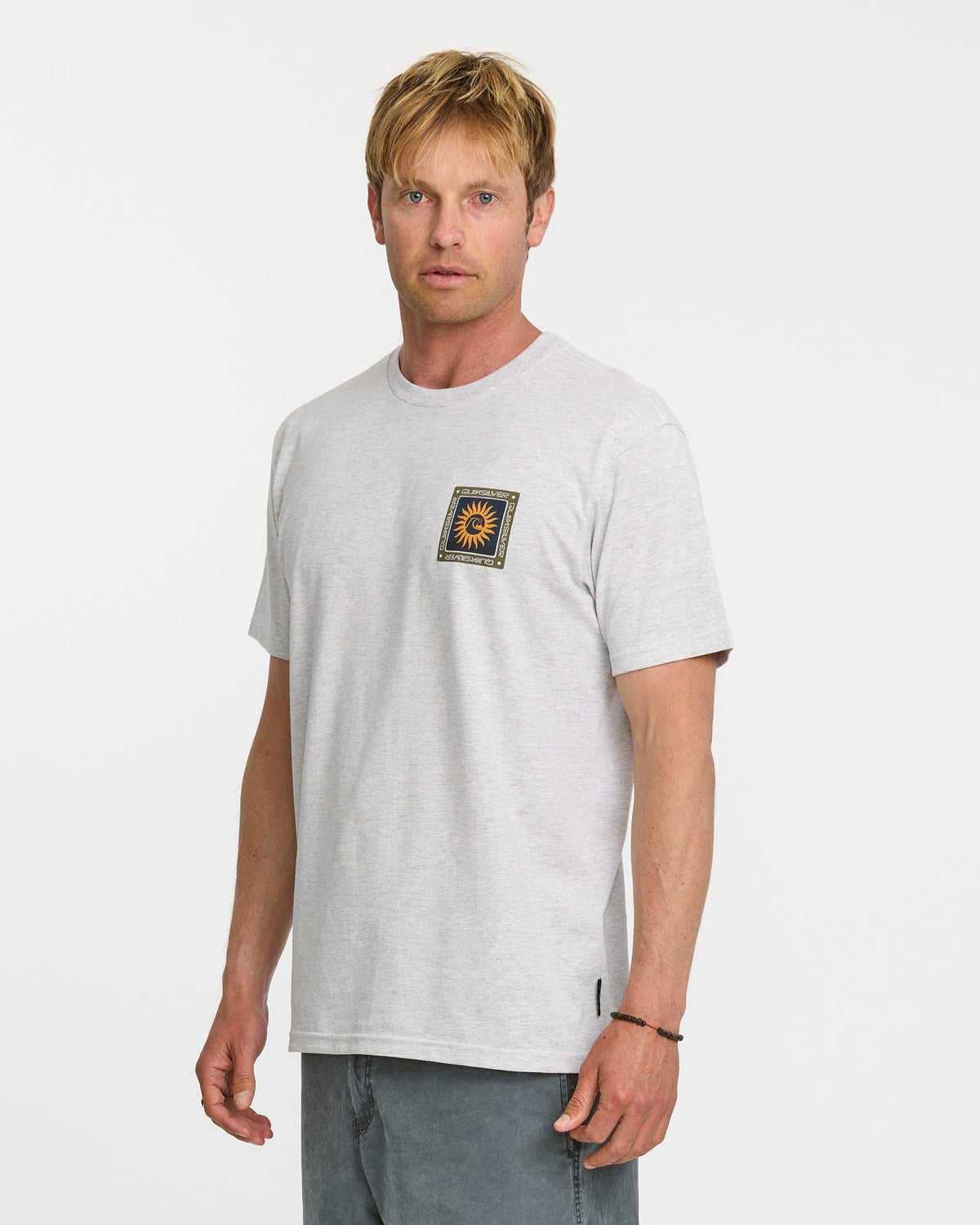 Sun Roots Organic Heather T-Shirt - Charcoal Heather | Quick Silver