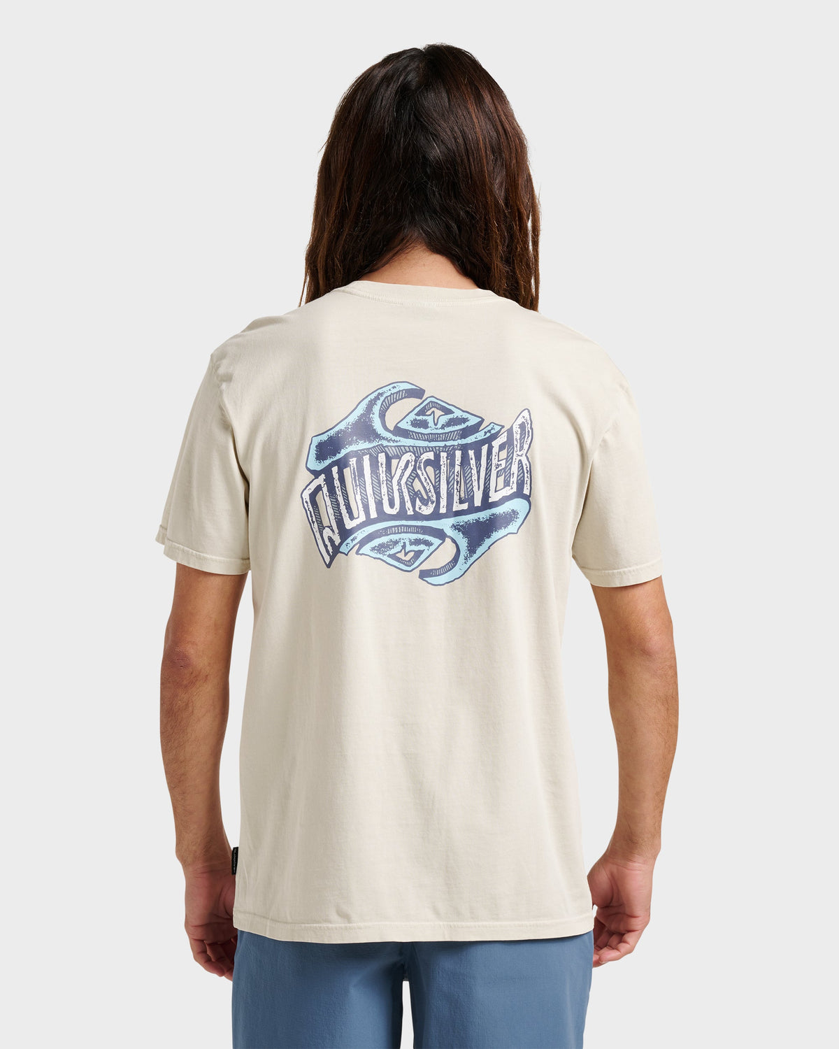 Three Deeppigment Dye T-Shirt - Moonstruck | Quick Silver