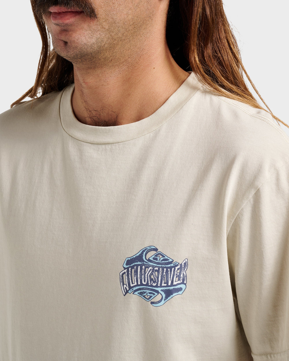 Three Deeppigment Dye T-Shirt - Moonstruck | Quick Silver