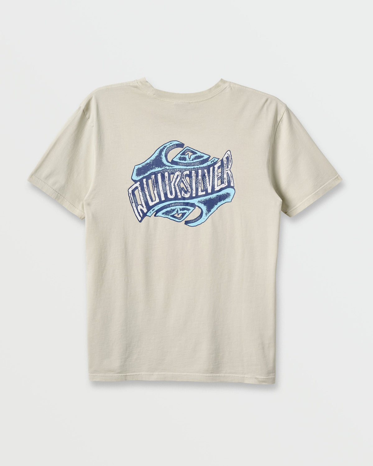 Three Deeppigment Dye T-Shirt - Moonstruck | Quick Silver