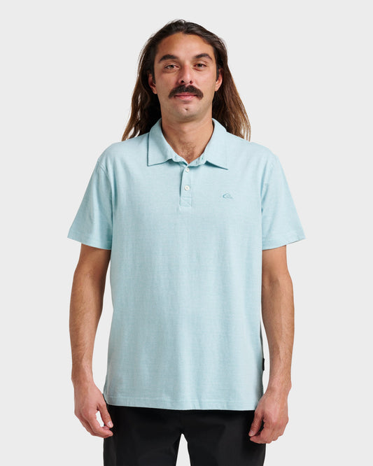 Sunset Cruise Polo Shirt - Dusty Turquoise | Quick Silver