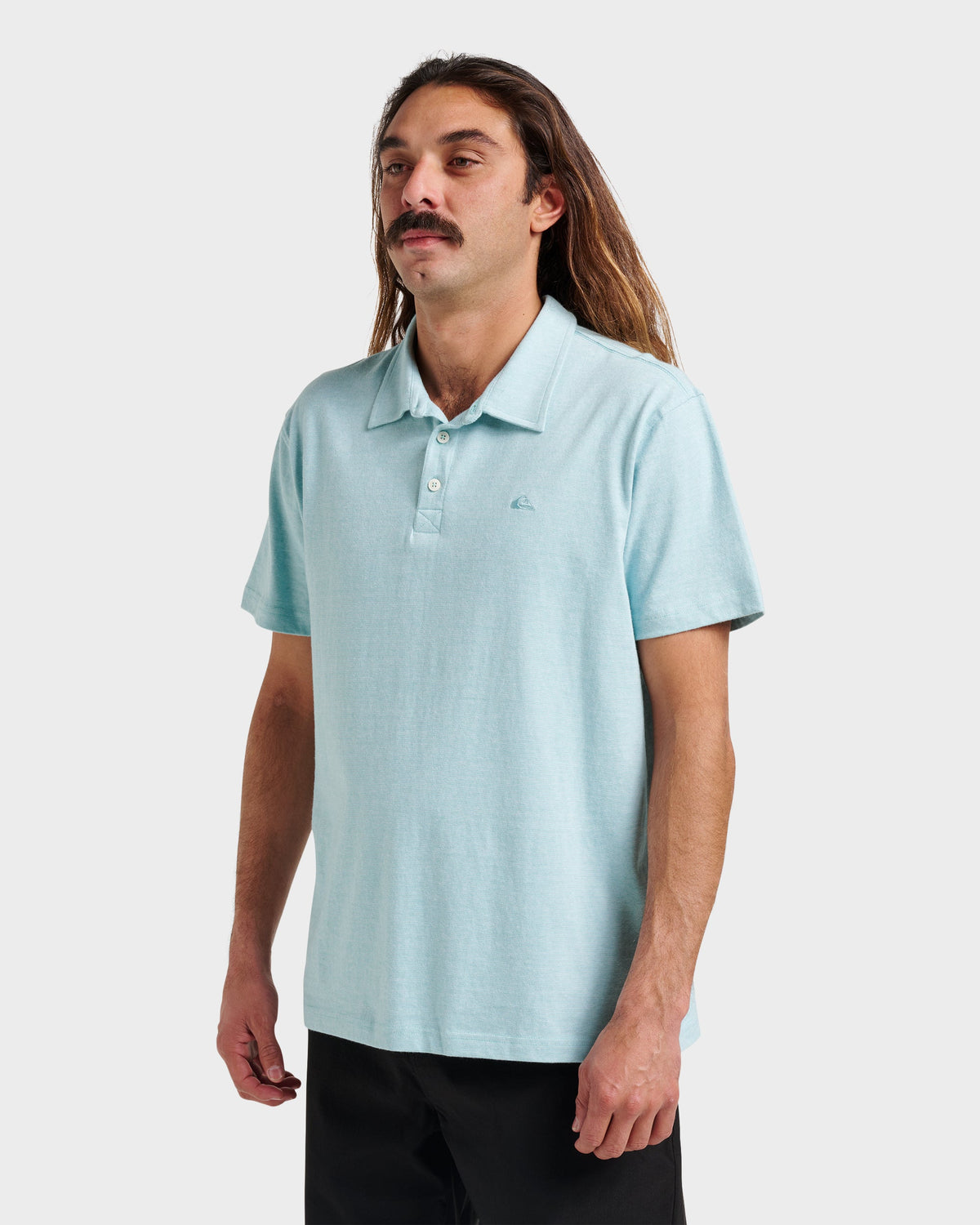Sunset Cruise Polo Shirt - Dusty Turquoise | Quick Silver