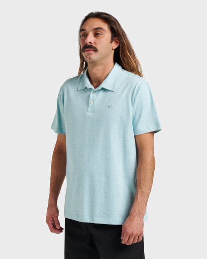 Sunset Cruise Polo Shirt - Dusty Turquoise | Quick Silver