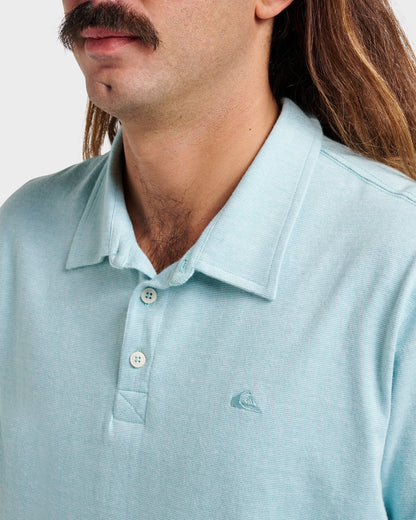 Sunset Cruise Polo Shirt - Dusty Turquoise | Quick Silver