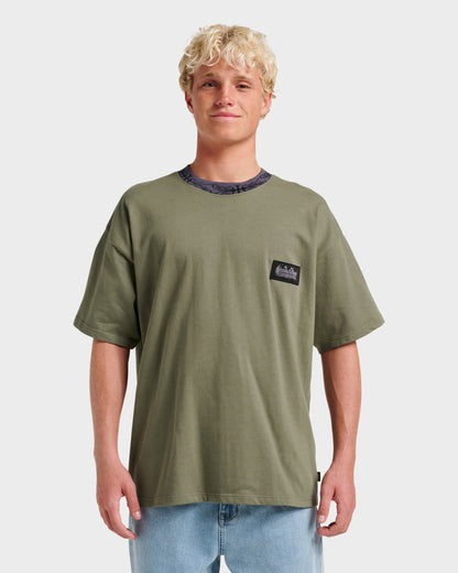 Mercury Ringer T-shirt - Dusty Olive | Quick Silver