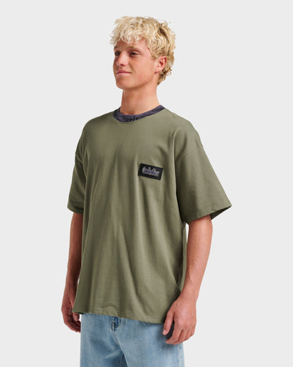 Mercury Ringer T-shirt - Dusty Olive | Quick Silver