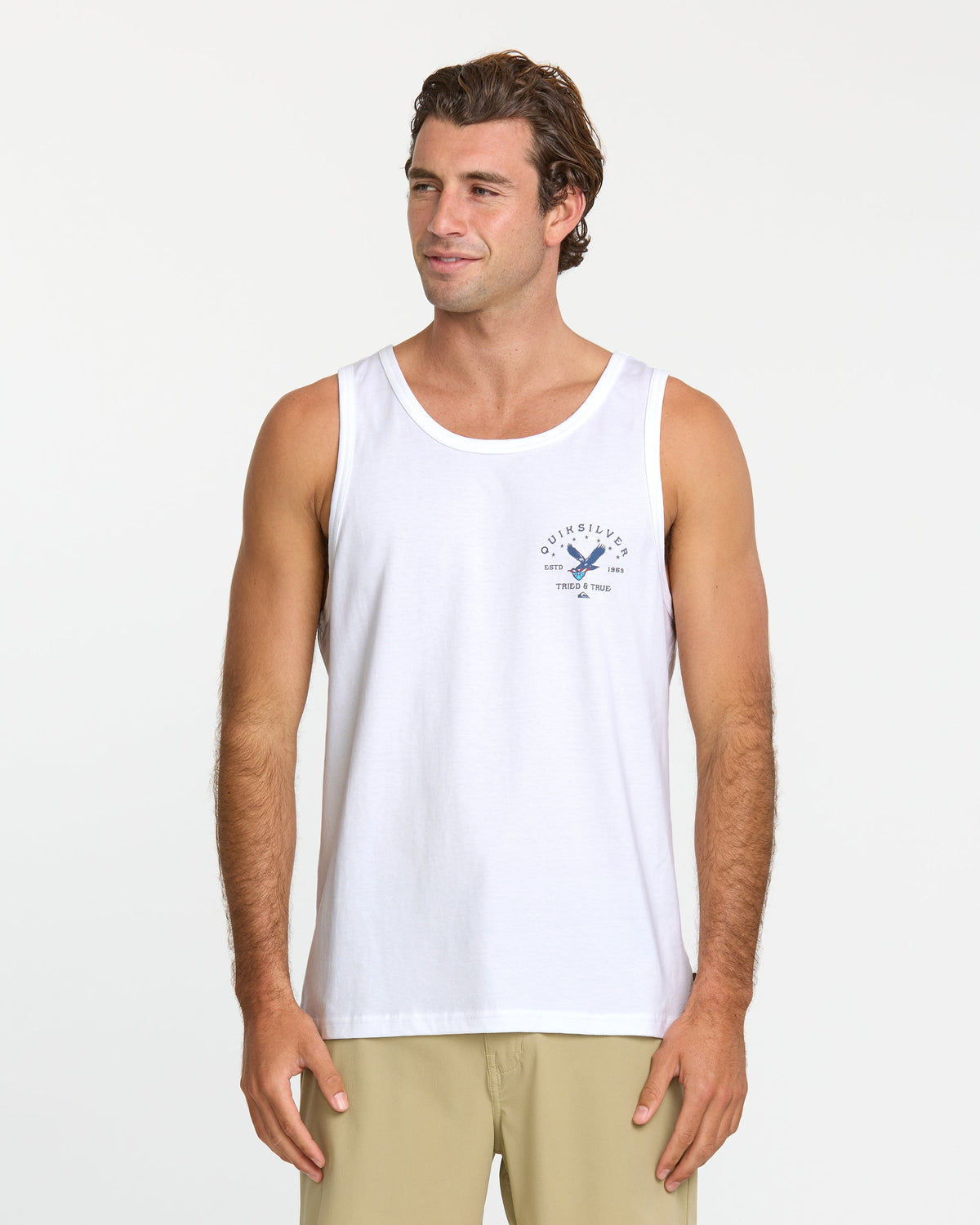 Eagle Usa Tank - White | Quick Silver
