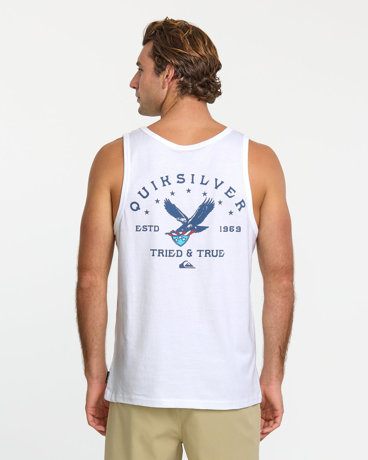 Eagle Usa Tank - White | Quick Silver