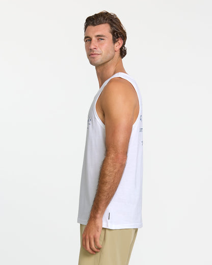 Eagle Usa Tank - White | Quick Silver