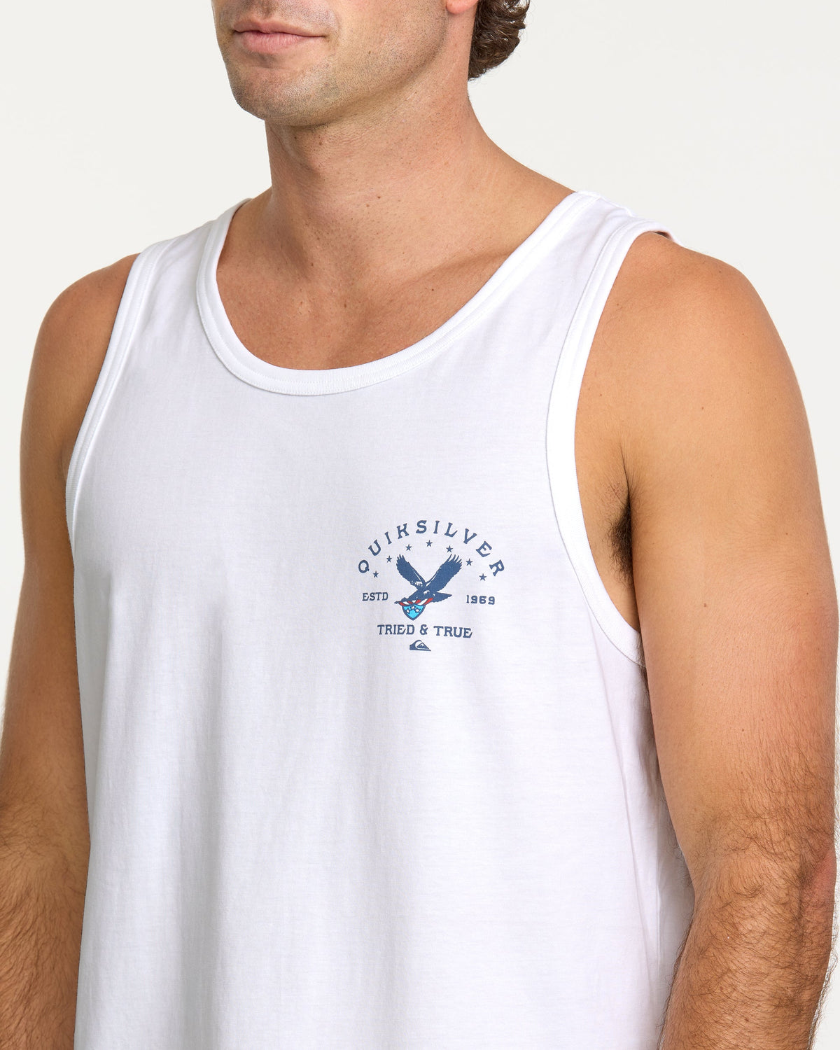 Eagle Usa Tank - White | Quick Silver