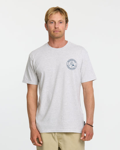 Bubbles T-Shirt - Silver White Heather | Quick Silver