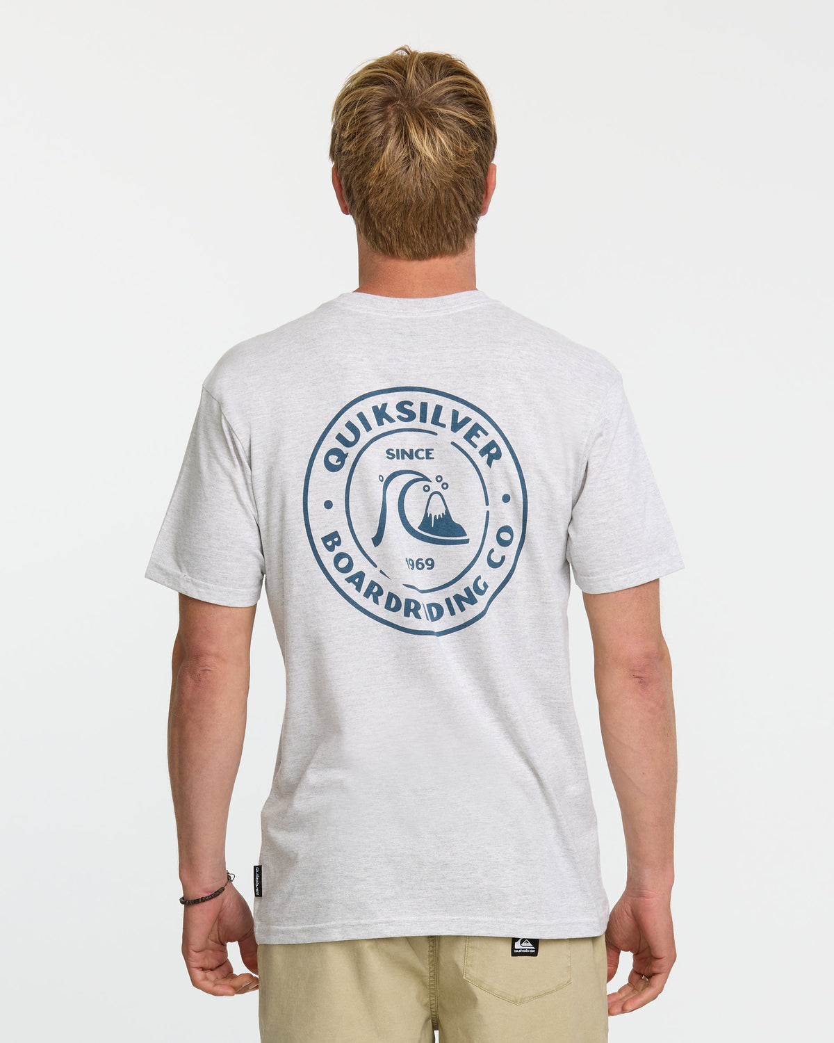 Bubbles T-Shirt - Silver White Heather | Quick Silver