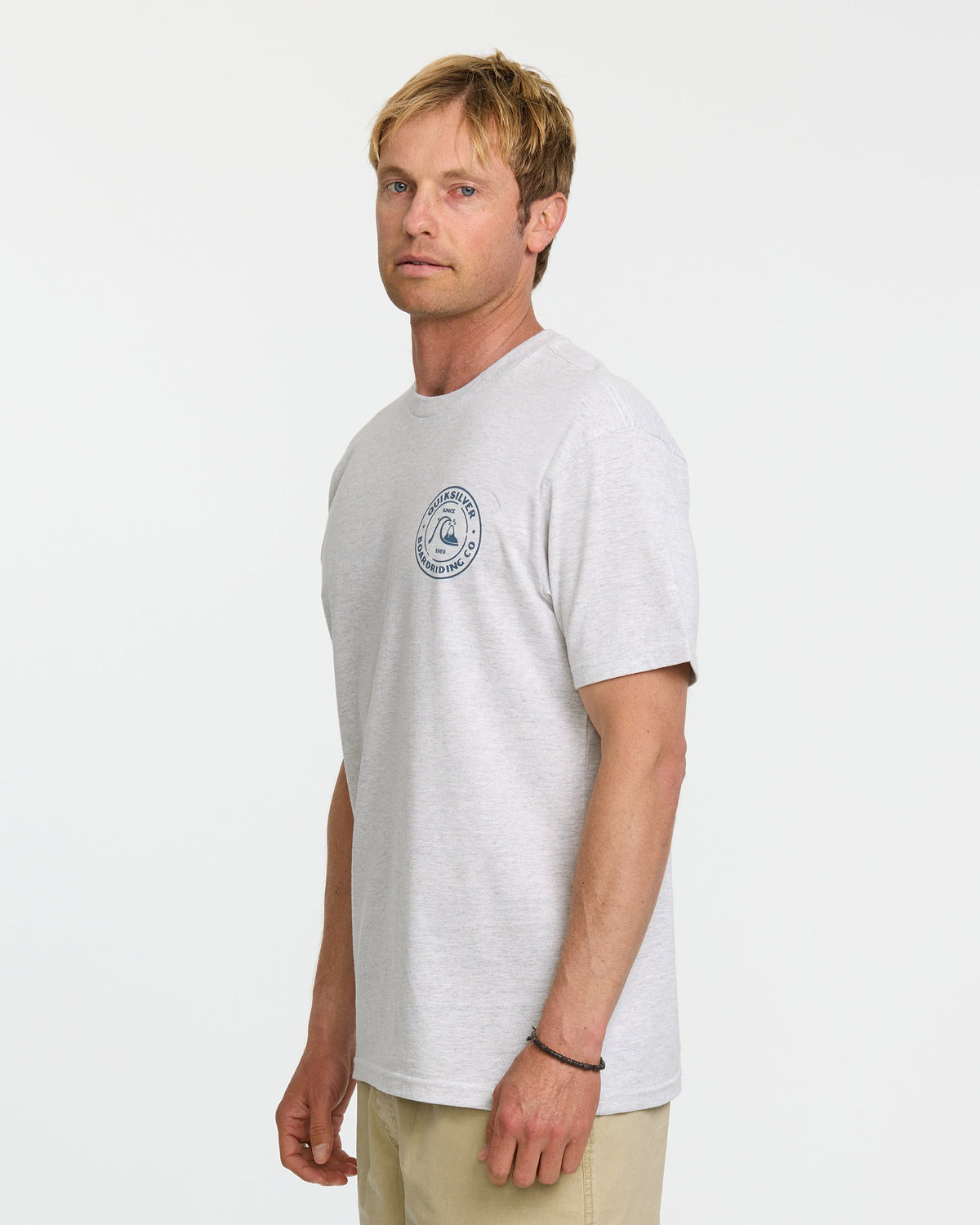 Bubbles T-Shirt - Silver White Heather | Quick Silver